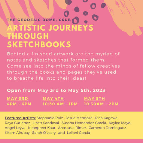 Social Media Flyer for Sketchbook Exhibition (2023)