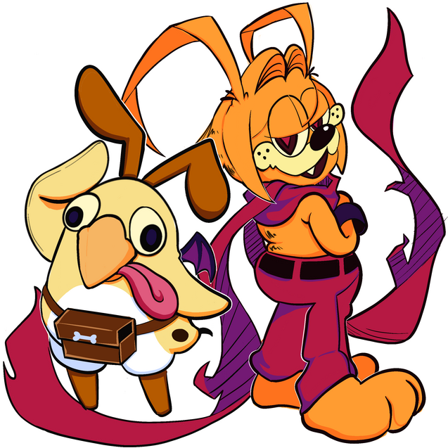 Garfield &amp; Odie, Created for the 2023 Issue of GarfZine Charity Project